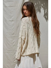 Load image into Gallery viewer, Cloud Nine Cable Cardigan