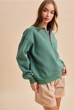 Load image into Gallery viewer, Fireside Half Zip (Green)
