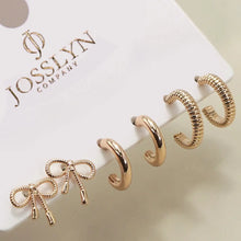 Load image into Gallery viewer, Bow Earring Trio