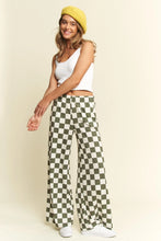 Load image into Gallery viewer, Checkered High Waisted Pants