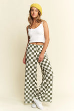 Load image into Gallery viewer, Checkered High Waisted Pants