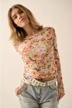 Load image into Gallery viewer, Spring Bloom Mesh Top