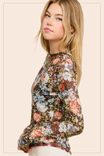 Load image into Gallery viewer, Wildflowers Sheer Top