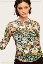 Load image into Gallery viewer, Wildflowers Sheer Top