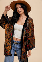 Load image into Gallery viewer, Mimi Velvet Burnout Kimono