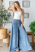 Load image into Gallery viewer, Rowan Washed Pintuck Wide Leg Pants
