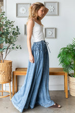 Load image into Gallery viewer, Rowan Washed Pintuck Wide Leg Pants