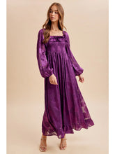 Load image into Gallery viewer, Plum Fairytale Dress