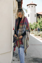 Load image into Gallery viewer, Annie Mae Plaid Ruana
