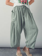 Load image into Gallery viewer, Sunwashed Stripe Pants (sage)