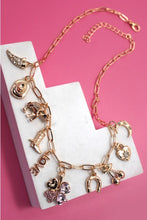 Load image into Gallery viewer, Western Boot Charm Necklace
