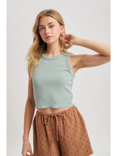 Load image into Gallery viewer, Perfect Layer Crop Tank (SAGE)

