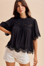Load image into Gallery viewer, Midnight Lace Top
