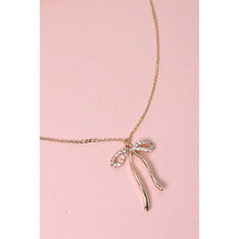 Load image into Gallery viewer, Rhinestone Bow Pendant
