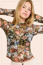 Load image into Gallery viewer, Wildflowers Sheer Top
