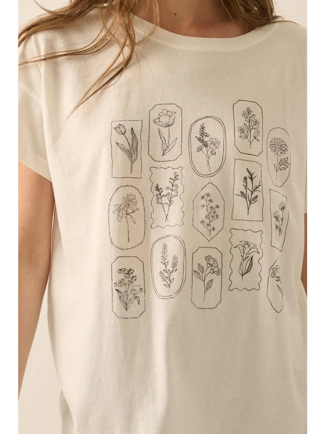 Birdie Floral Graphic Tee