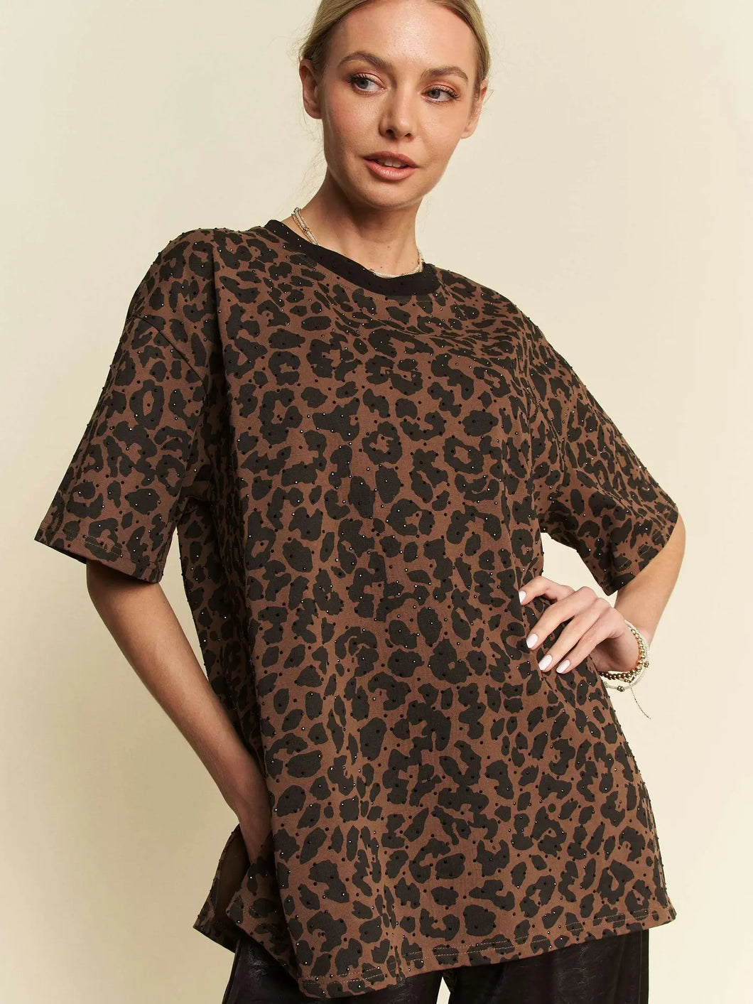 Bling Leopard Tee