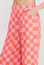 Load image into Gallery viewer, Checkered High Waisted Pants
