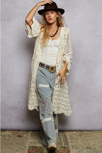 Load image into Gallery viewer, Golden Hour Crochet Chenille Cardigan
