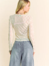 Load image into Gallery viewer, Ribbon Sheer Top
