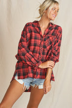 Load image into Gallery viewer, The Wanderer Flannel (Red)
